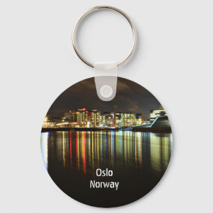 Chaveiro Oslo, Noruega na noite