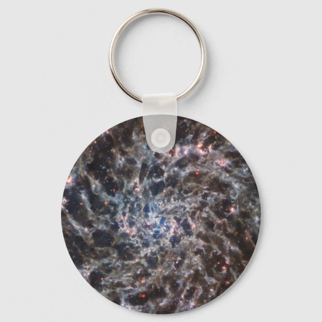 Chaveiro Ossos da Galaxy IC5332 do JWST (Frente)
