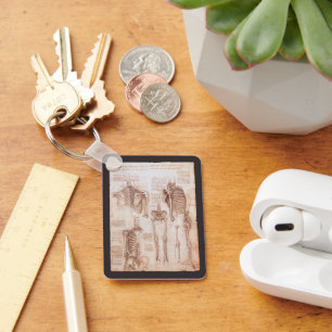 Chaveiro Ossos do Esqueleto da Anatomia Humana de Leonardo