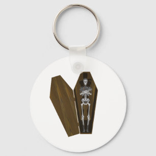 Chaveiro Ossos num Coffin: Halloween: