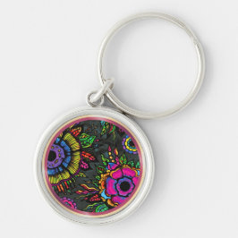 Chaveiro OSTARA: Surto Primal - Pulseira de Arte Maximalist