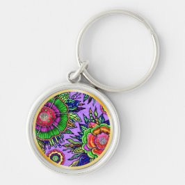 Chaveiro OSTARA: Violeta Mística - Pingente de Arte Maximal