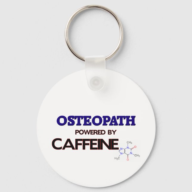 Chaveiro Osteopath Movido por cafeína (Frente)