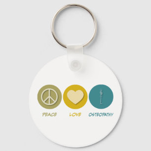 Chaveiro Osteopathy do amor da paz
