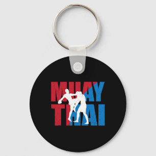 Chaveiro Ótimo Design de Lutador de Muay Thai para Kickboxe