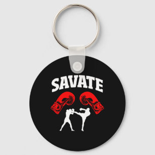 Chaveiro Ótimo Design de Savate Boxing Chute Mma Kickboxing
