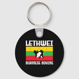 Chaveiro Ótimo Lethwei Boxe Birmanês Roupa Kick Mma Kickbox