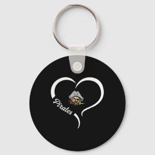 Chaveiro Ottawa Township Pirata Logotipo Half Heart Slogan