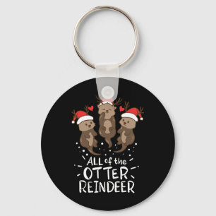 Chaveiro Otter Reindeer Deer Natal Xmas Presente