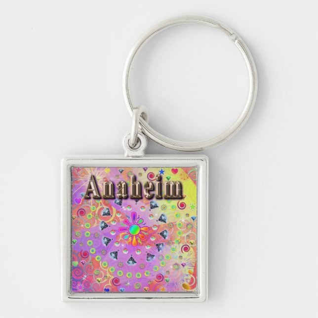 Chaveiro Ouro Anaheim Lucky (Frente)