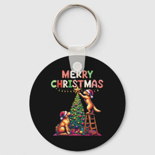 Chaveiro Ouro Animal Pet Retriever Cães Desordenadores Cris