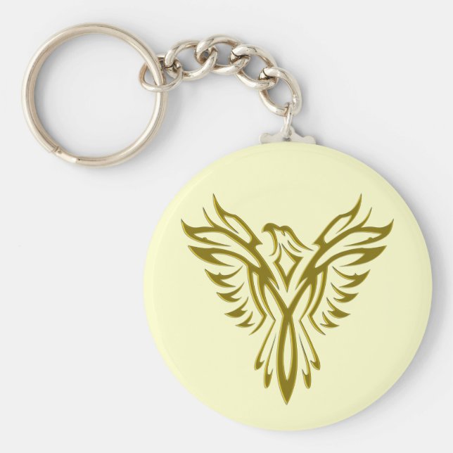 Chaveiro Ouro Ascensão Phoenix (Frente)