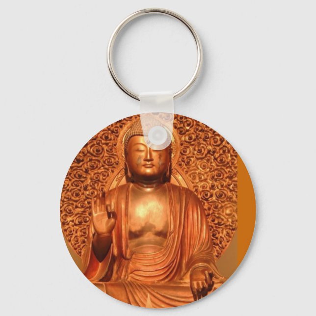 Chaveiro Ouro Buddha (Frente)
