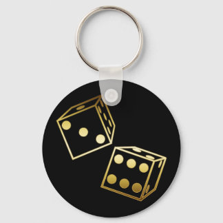 CHAVEIRO OURO DICE