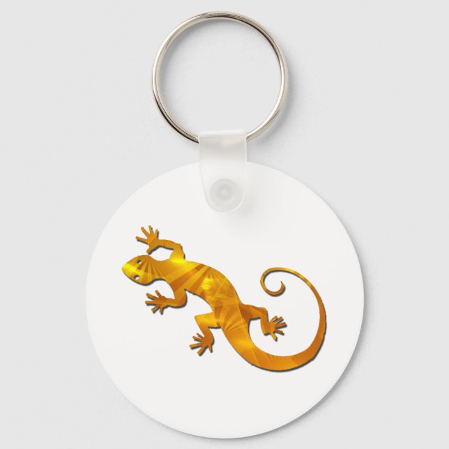 Chaveiro Ouro Gecko (Frente)