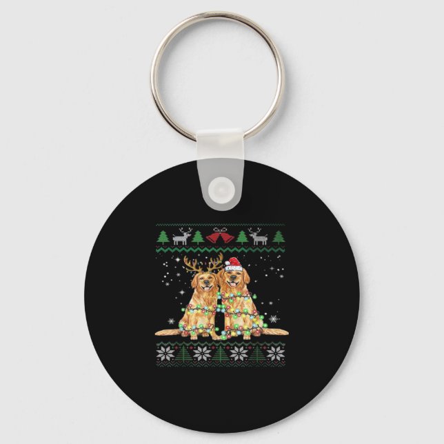 Chaveiro Ouro recupera Cachorro de Natal feio Christma (Frente)