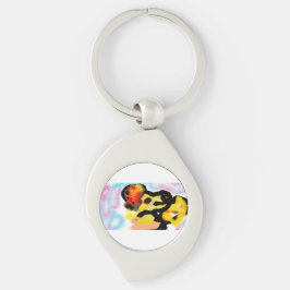 Chaveiro Ouro recuperador colorido