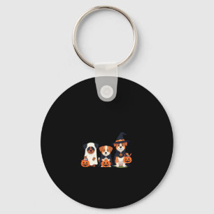 Chaveiro Ouro Retriever Ghost Halloween Trick Ou Tratar Do