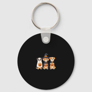 Chaveiro Ouro Retriever Ghost Halloween Trick Ou Tratar Do