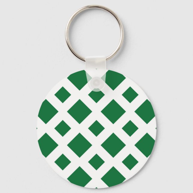 Chaveiro Ouros Verdes em Branco (Frente)