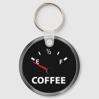 Chaveiro Out of Coffee Fuel Gauge