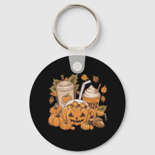 Chaveiro Outono Família Halloween Dia de Ação de Graças Fof