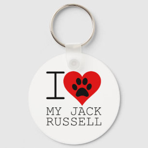 CHAVEIRO OUVI O MEU JACK RUSSELL
