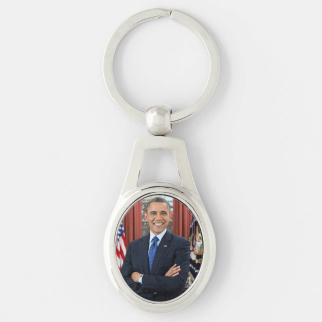 Chaveiro Oval Office Portrait, Obama Barack Presidente dos  (Frente)