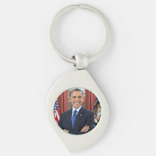 Chaveiro Oval Office Portrait, Obama Barack Presidente dos