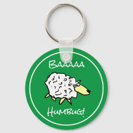 Chaveiro Ovelha Diz Baaaa Humbug - Natal