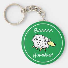 Chaveiro Ovelha Diz Baaaa Humbug - Natal