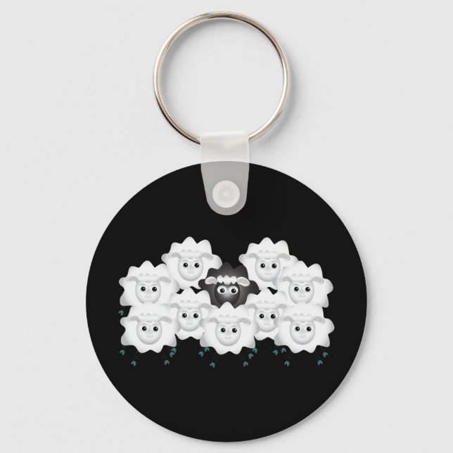 Chaveiro Ovelha Negra Bestiça da Família (Frente)