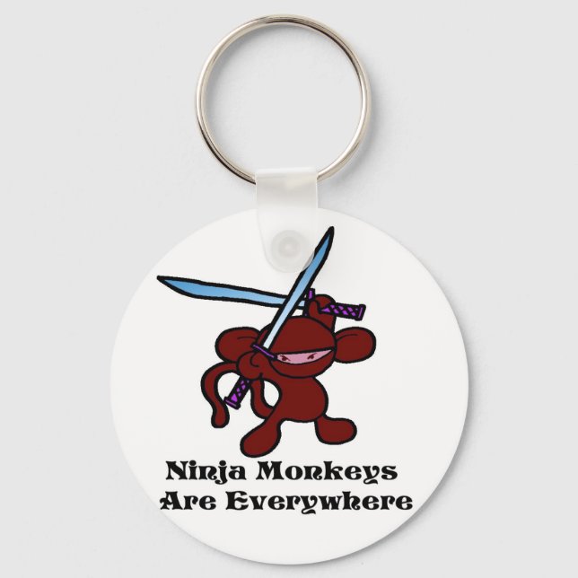 Chaveiro Overhead Red Ninja (Frente)