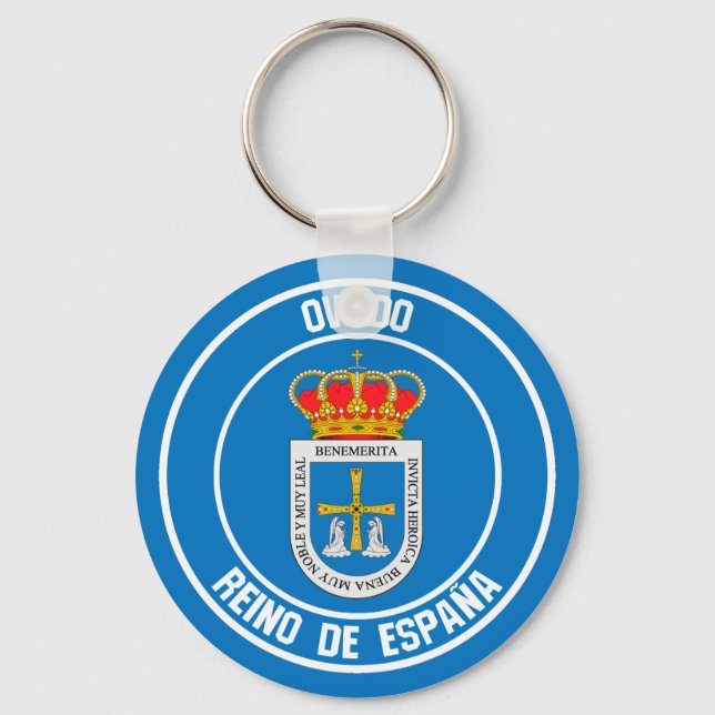 Chaveiro Oviedo Round Emblem (Frente)