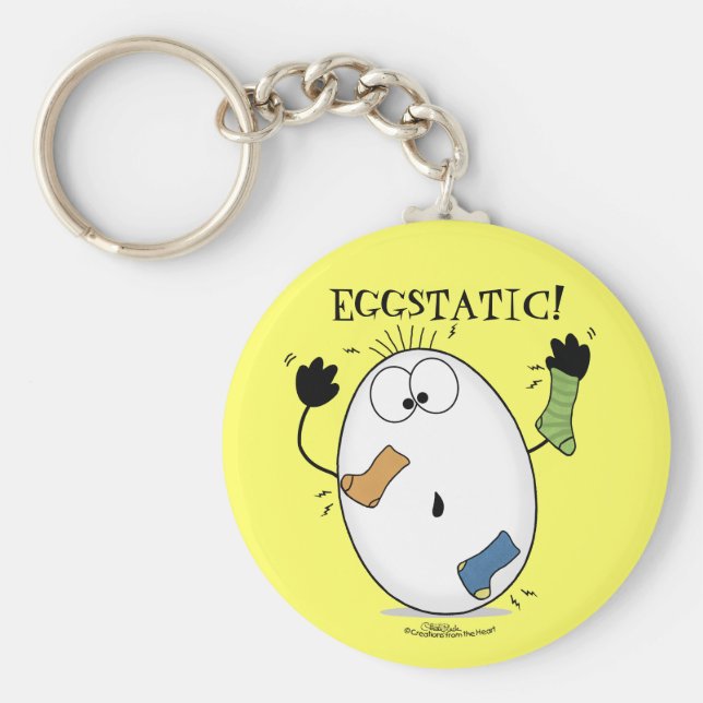 Chaveiro Ovo Eggstatic-Ecstatic (Frente)