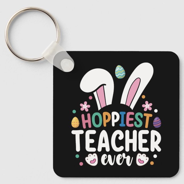 Chaveiro Ovos do Coelho da Páscoa da Escola do Professor Ma (Frente)