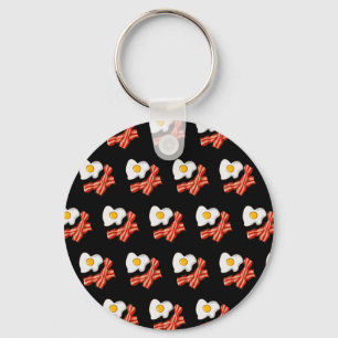 Chaveiro Ovos Fritados Bacon Café da Manhã Amantes de Foo