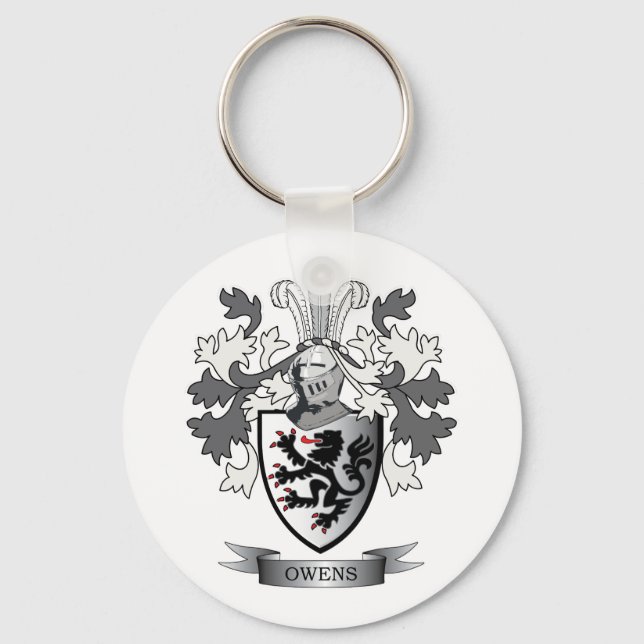 Chaveiro Owens Family Crest Casaco de Armas (Frente)