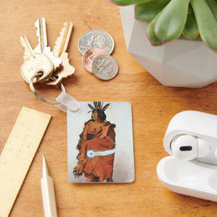 Chaveiro Pachtuwa-Chta, Retrato do Guerreiro Arikara por Bo