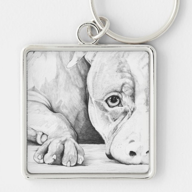 Chaveiro Pacientemente Esperando (Frente)