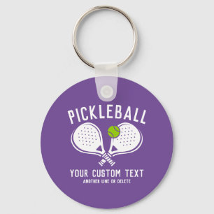 Chaveiro Paddle & Ball do Team Club do Pickleball Personali