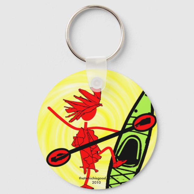 Chaveiro Paddles Well With Other (Frente)