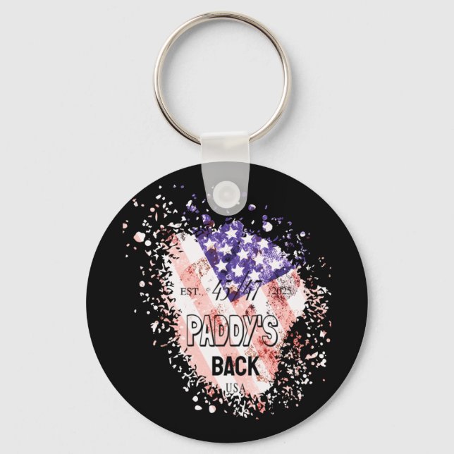 Chaveiro Paddy's Back Funny Trump1 (Frente)