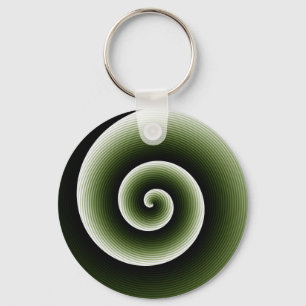 Chaveiro Padrão Contemporâneo de Grelha Verde Profunda com