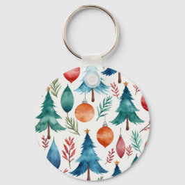 Chaveiro Padrão da árvore de Natal