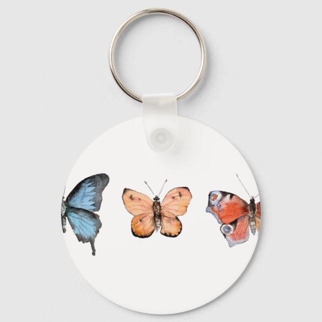 Chaveiro Padrão da borboleta (Frente)