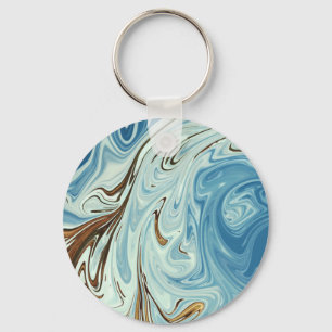 Chaveiro Padrão de abstrato de derrame líquido
