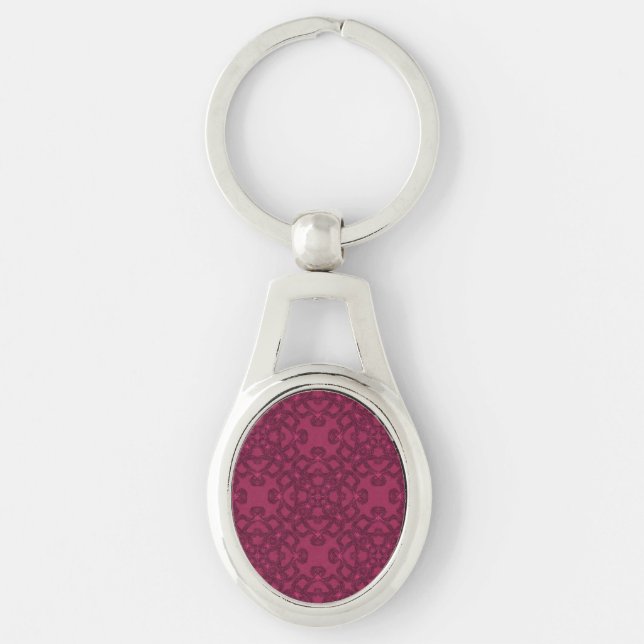 Chaveiro Padrão de amora personalizado (Frente)