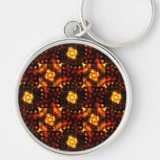 Chaveiro Padrão de Arte Abstrata Boho Elegante Moderno Dour