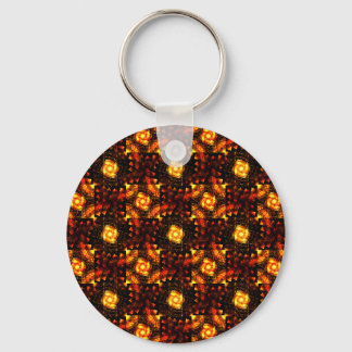 Chaveiro Padrão de Arte Abstrata Boho Elegante Moderno Dour
